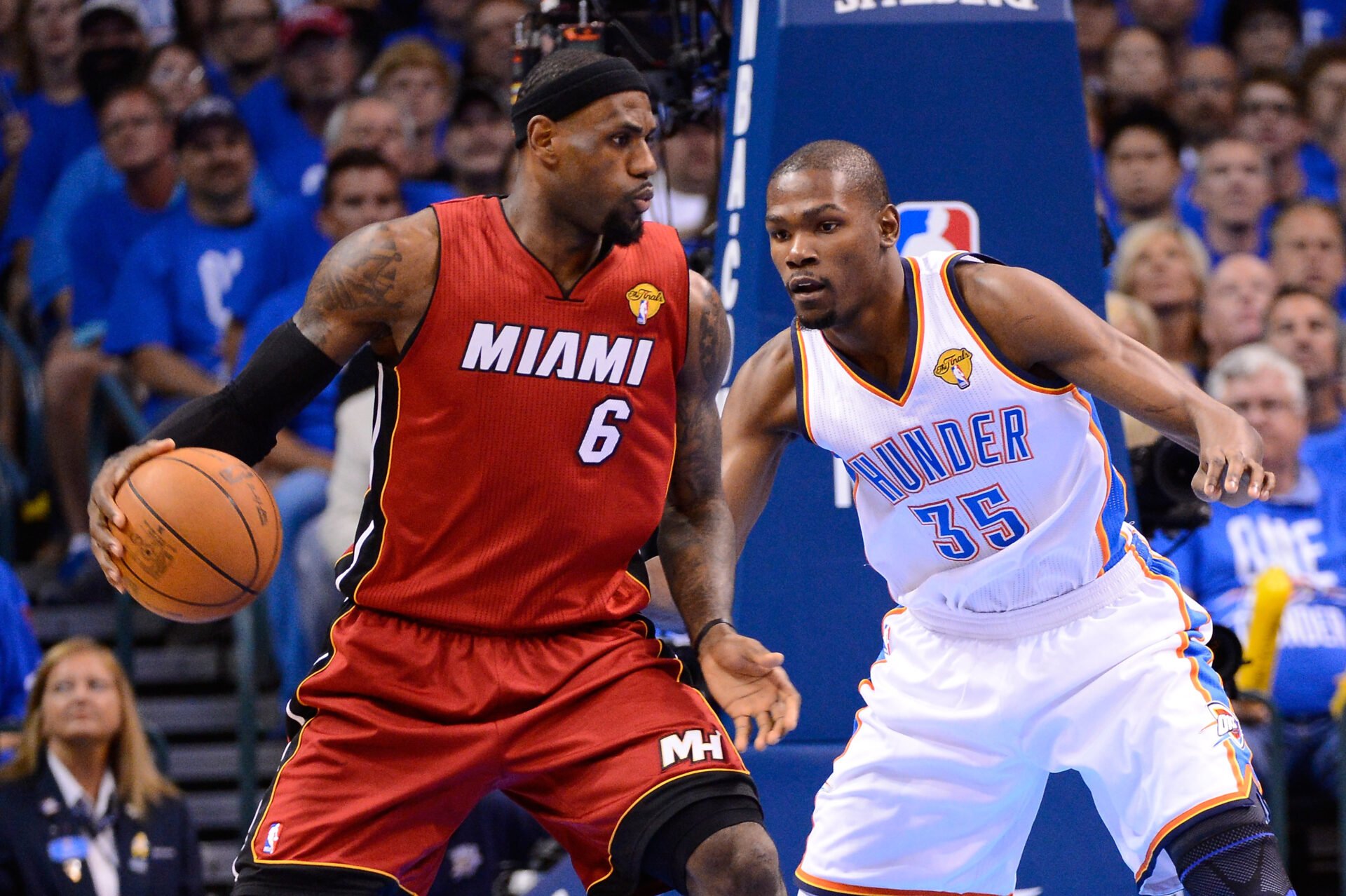 Austin Rivers says whether he thinks LeBron James or Kevin Durant is the better scorer, ‘argue with the wall’