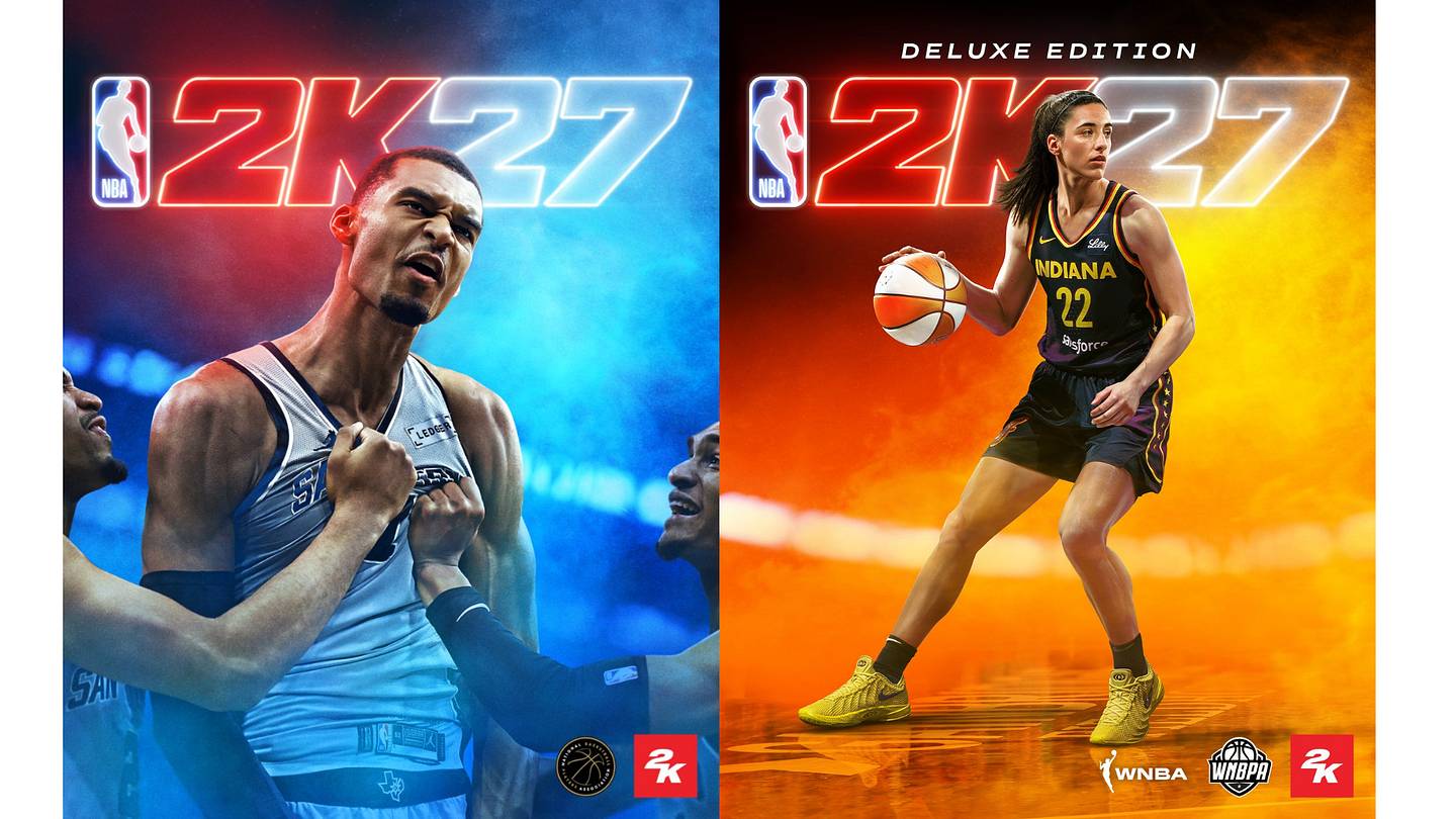 As ‘NBA 2K27’ Cover Stars, Victor Wembanyama and Caitlin Clark Join Long List of Basketball Greats