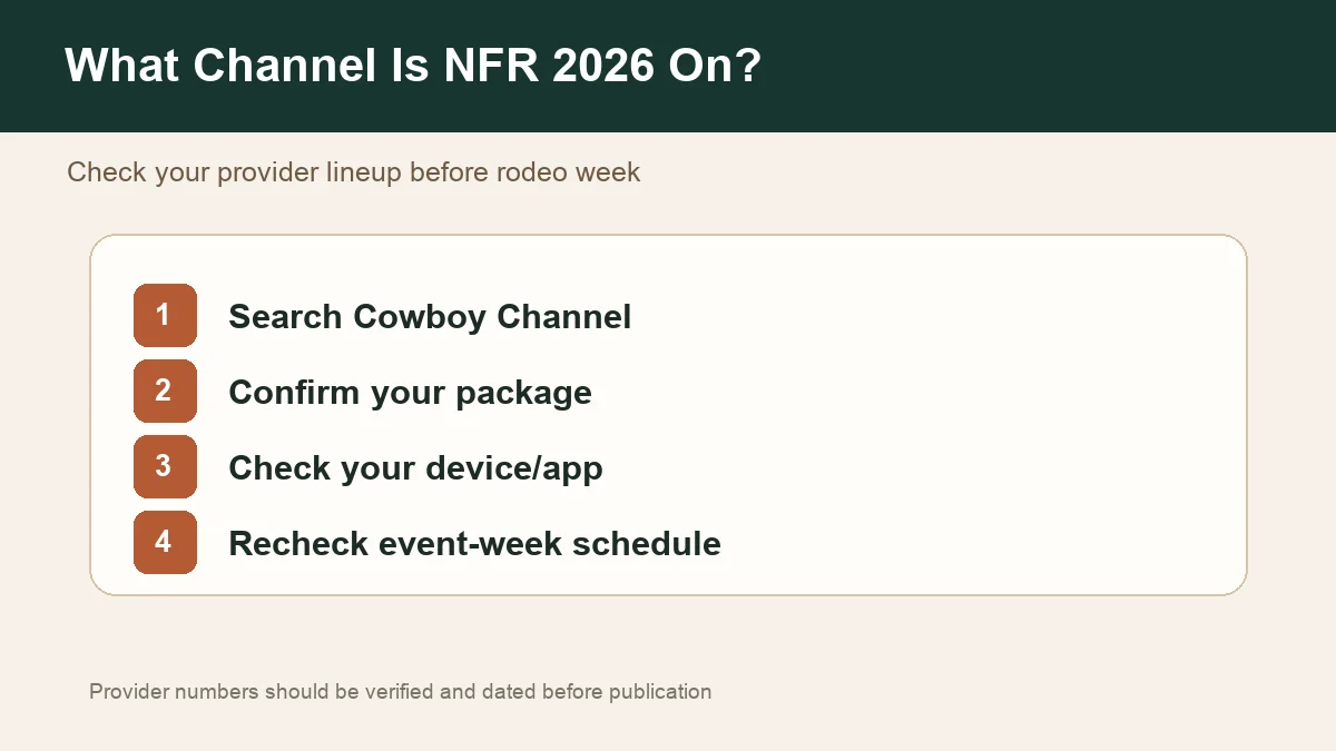 What Channel Is NFR 2026 On?